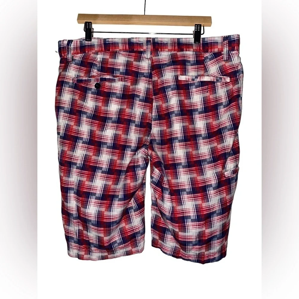 Vintage Verago Men Madra Flat Front‎ Short W36 Colorful Whimsical Bermuda